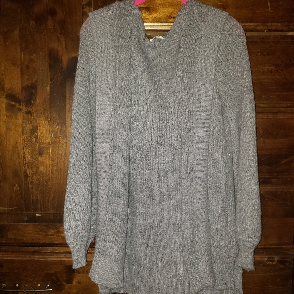 Over sized sweater.